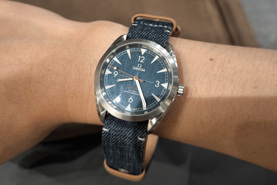 The watch on my wrist